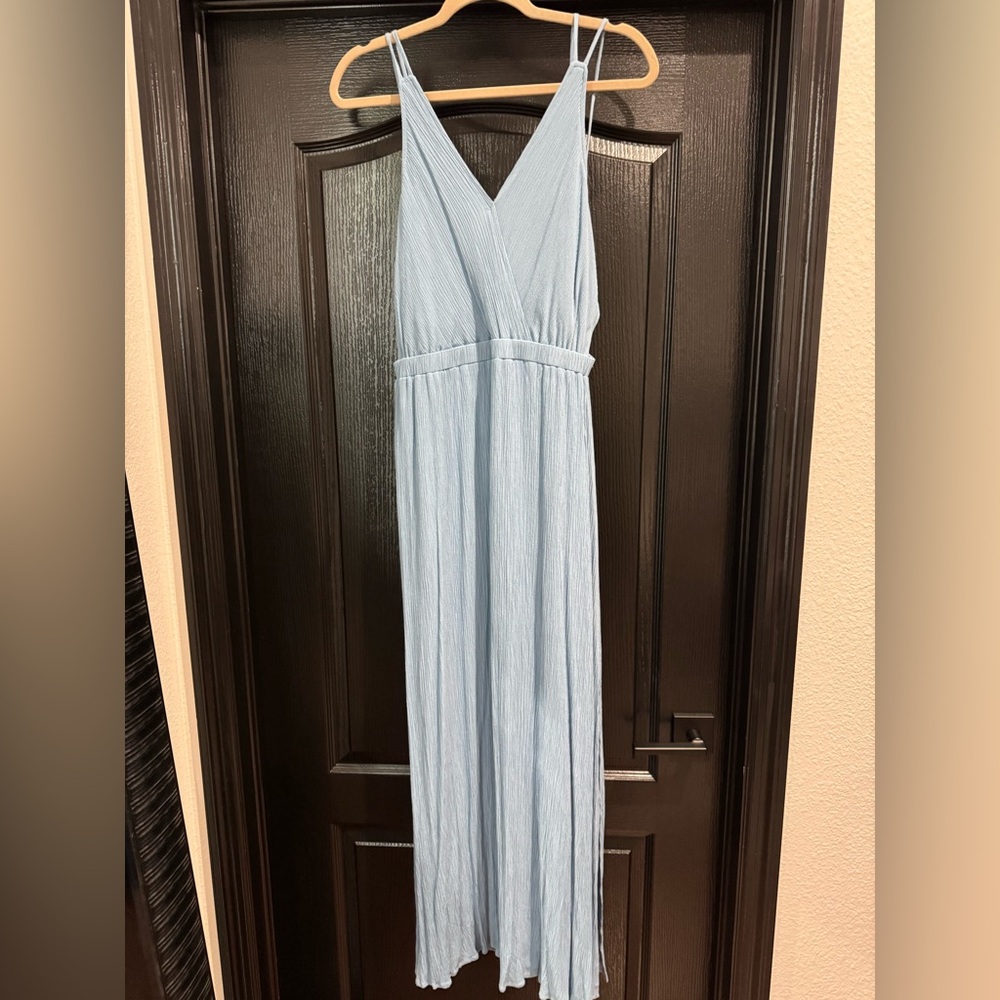 Lulu's Sky Blue Strappy Dress